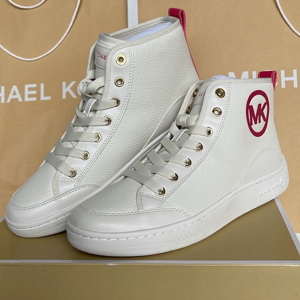 MICHAEL KORS SHEA MID HIGH TOP
FAUX LEATHER
49R4SHFE5L
ELECTRIC PINK
sneakers - Picture 7 of 16